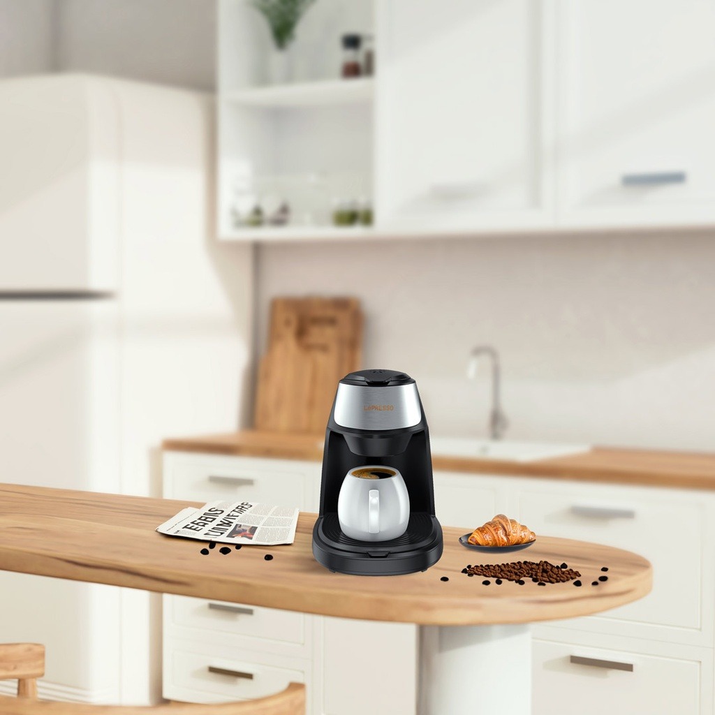 Order LePresso Black Instant Coffee Brewer With 125ML Ceramic Mug Now