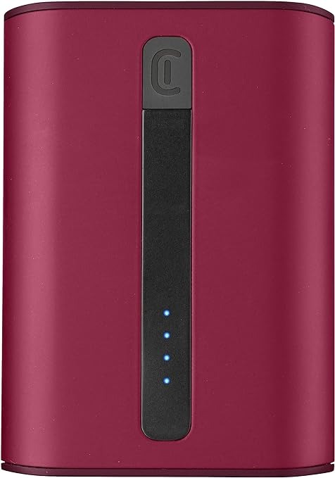 CELLULARLINE Thunder Power Bank 10,000mAh, 20W Fast Charging, 3X Faster, PBNEWTANK10000