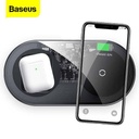BASEUS Simple 2-in-1 Wireless Charger Turbo Edition 24W + 12V Power Adapter + Type-C Charing Cable - TZWXJK