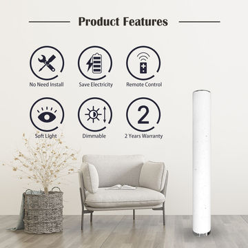Minoy RGBW Floor Lamp with Star Pattern