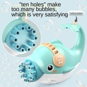 Bubble Machine Dolphin Bubble Gun Blowing Automatic Soap For Kids Summer Outdoor Children Toys  WITH GIFT