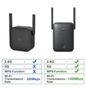 Xiaomi Mi WiFi Range Extender AC1200 Dual Band Wireless Speed 867Mbps + 300Mbps | RC04 |
