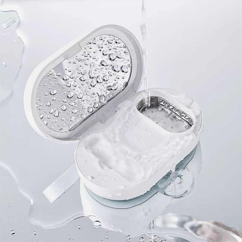 Xiaomi EraClean Contact Lens Ultrasonic Cleaning Box High Frequency Vibration Portable Sterilization Rechargeable Cleaner Model: GM01