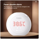 LILIBAE Smart  Thermometer 24-Hour Smart Recharge Thermometer Patch With Wireless Alerts Baby Fever Monitor Digital Wearable Thermometer for Infant