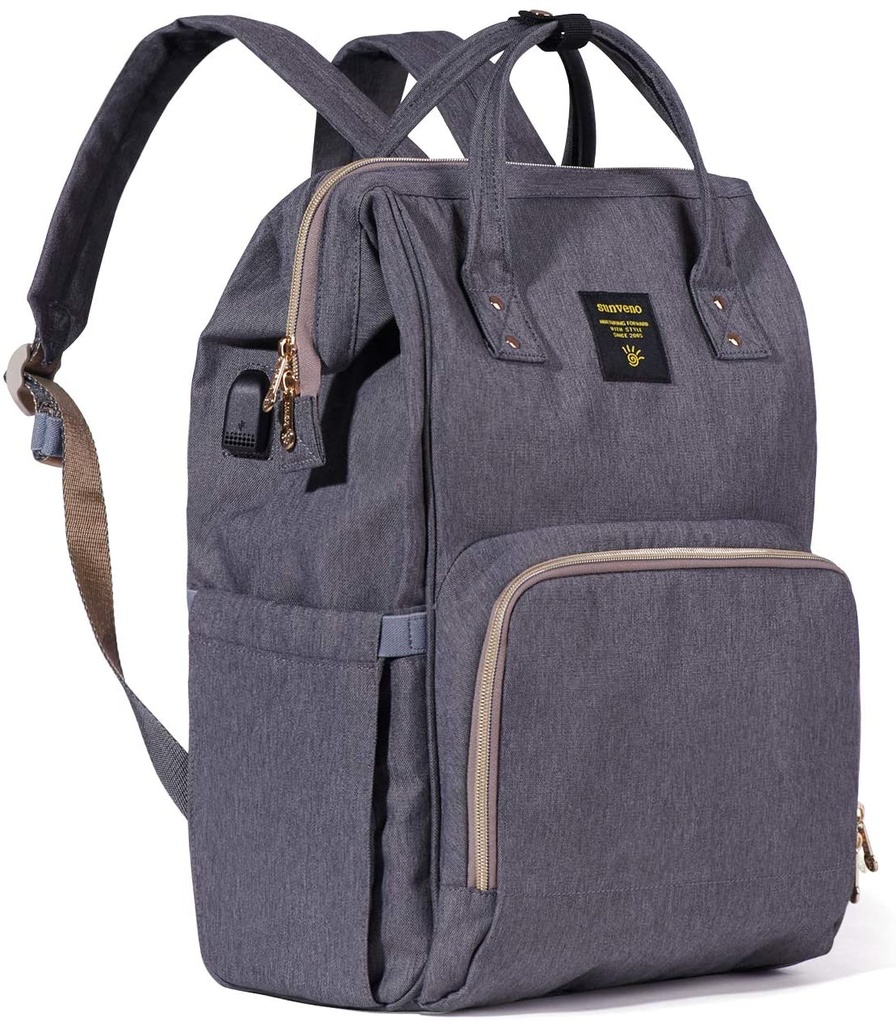 QINDU Baby Multifunctional Changing Waterproof with Large Capacity Backpack