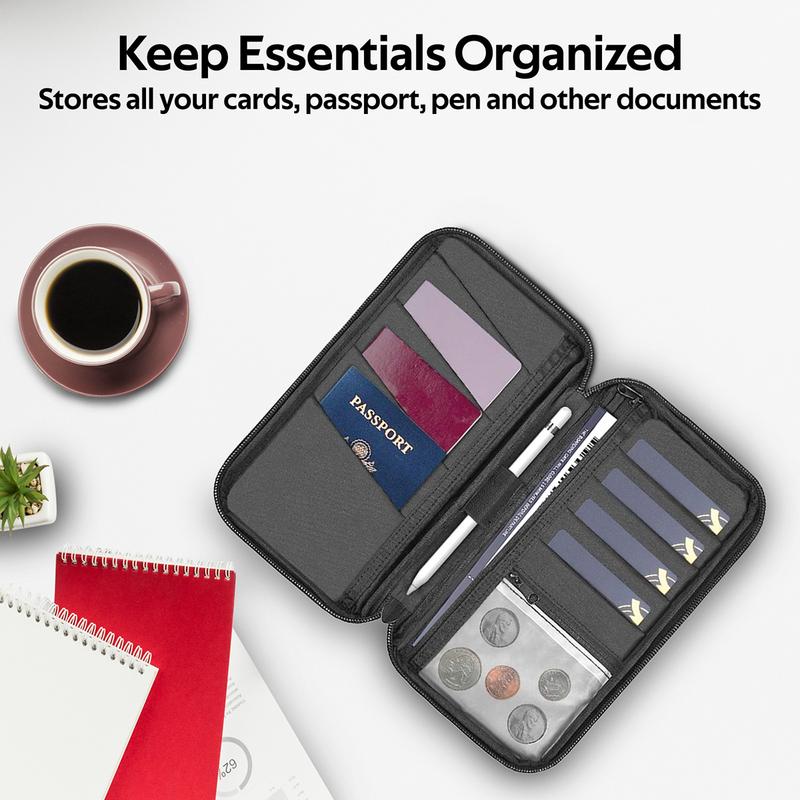 Promate Bundle For iPhone User's 6 in 1 | Lightning Cable 20W | Lightning Connector Mono Earphone | Universal Power-Plug 18W | Car Charger Dual USB 33W | Mage Safe Wireless Power-Bank  22.5W | RFID Blocking Leatherette Travel Organizer