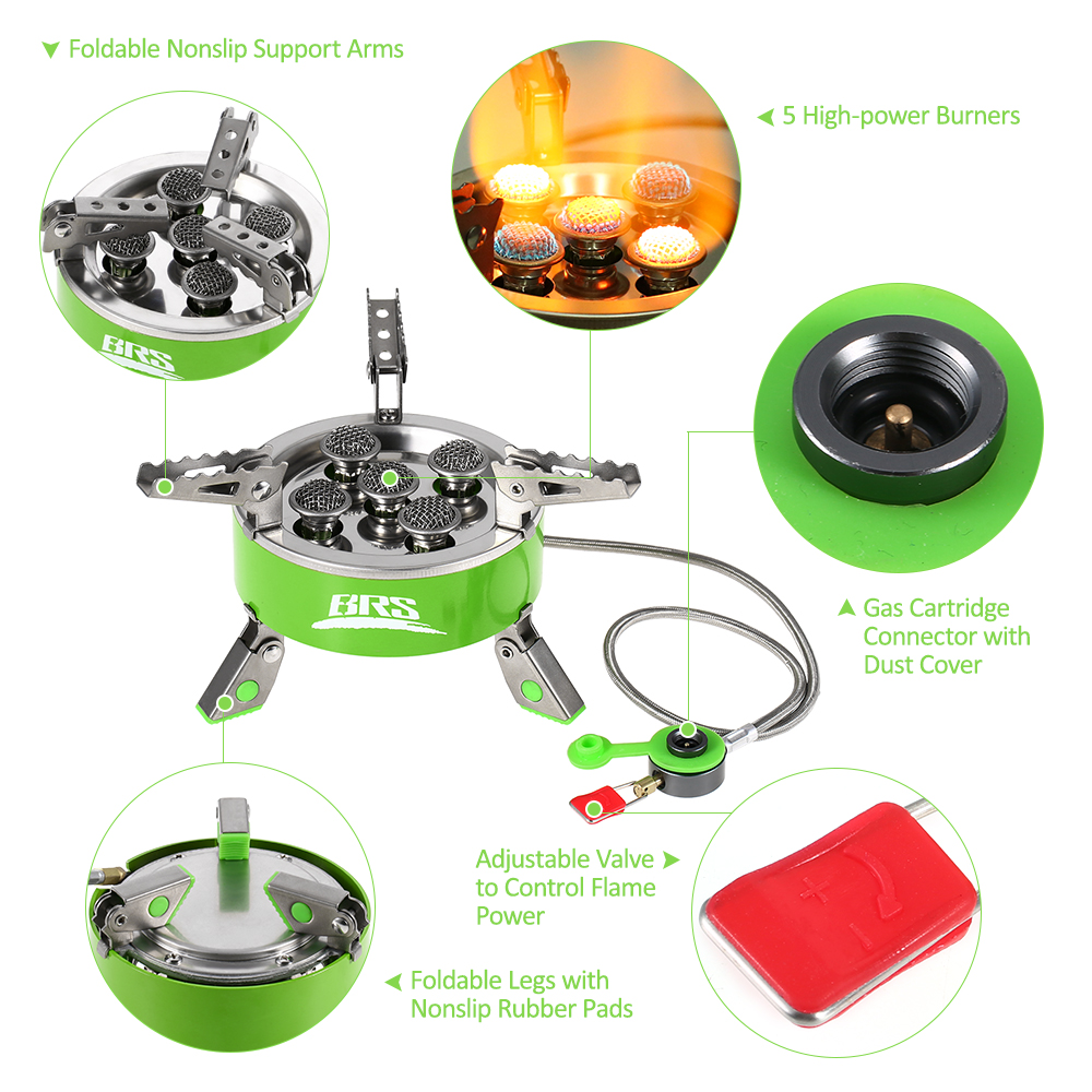Five Star | BRS-75 | Stainless Steel Outdoor Cooking Camping Stove