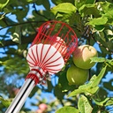 Fruit Picker Tool Lightweight Stainless Steel Adjustable Fruit Picker with Big Basket