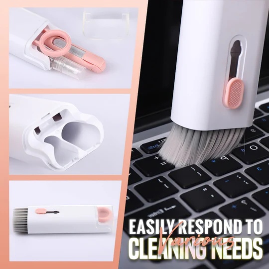 Multifunctional Cleaning Brush | 7-in-1 Keyboard Cleaning Kit For Keyboard Headphone & Ele Screen | Q6E |