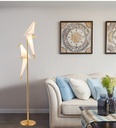 Creative Paper Style 2-Birds Decorative LED Floor Lamp