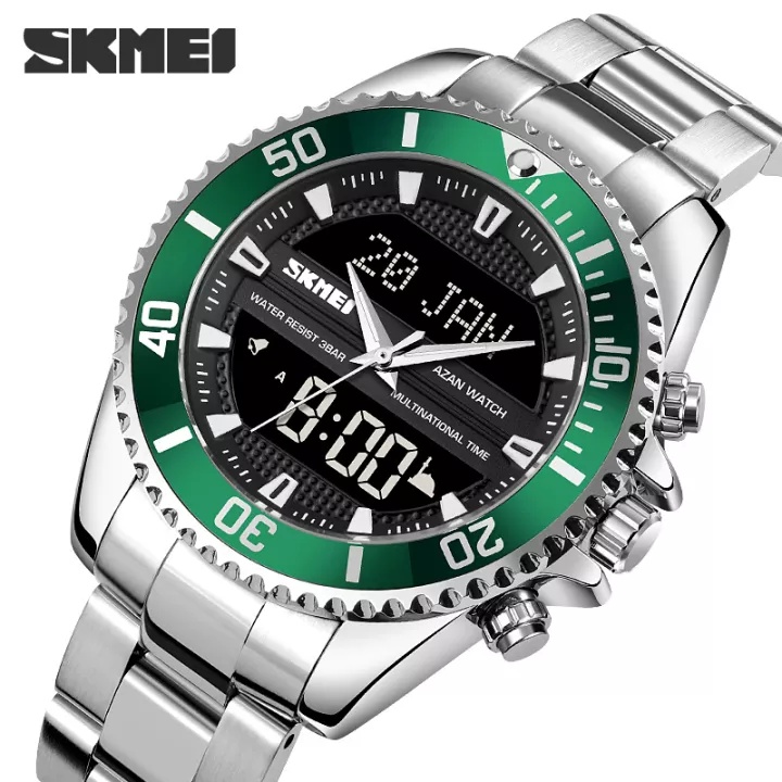 SKMEI Dual Display Luxury Smart Watch With Water-Proof Function