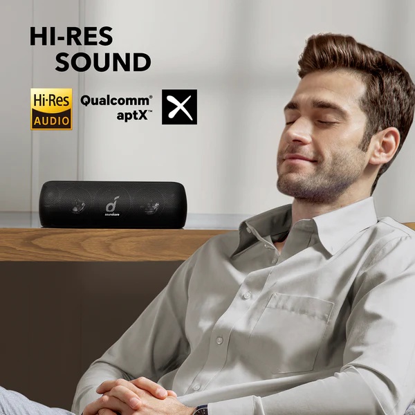 Anker SoundCore Motion+ Wireless HiFi Portable Speaker | A3116H11 | - Black