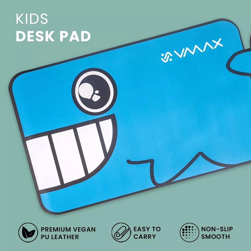 VMax Premium Leather Kids Deskpad VIM300 - Blue