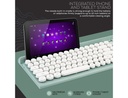 VMAX VIK110 RETRO Wired Multimedia Keyboard for Mac and Windows - Sky Blue