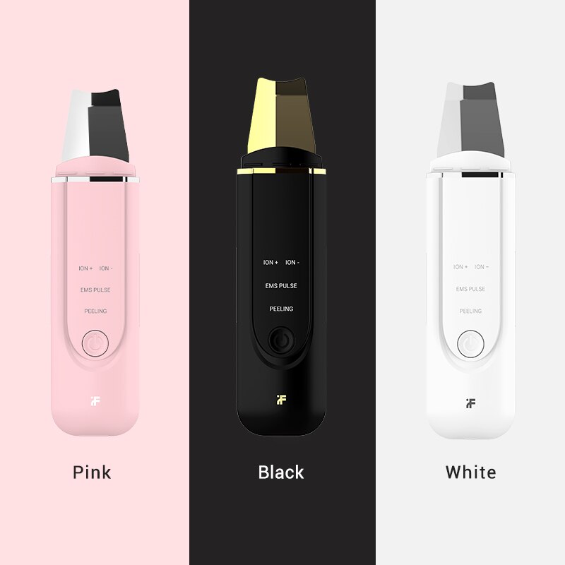 Xiaomi InFace Ultrasonic Ion Acne Cleansing Massage Skin Scrubber Peeling Shovel Facial Pore Cleaner Massager Blackhead Remover (MS7100)