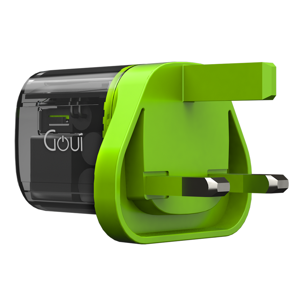Goui Mini30 Ultra Fast Wall Charger | USB & Type-C Ports | 30W Fast Charging | Multiple Safety | Unique Design | High Quality | G-WALL30WTRA-3A |