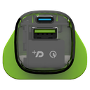 Goui Mini30 Ultra Fast Wall Charger | USB & Type-C Ports | 30W Fast Charging | Multiple Safety | Unique Design | High Quality | G-WALL30WTRA-3A |