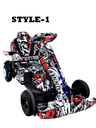 Four-Wheeled Electric Drift Scooter For Kids | LED Lights | Bluetooth Speaker | Handbrake | 3 Speeds | K9 |