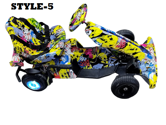 Four-Wheeled Electric Drift Scooter For Kids | LED Lights | Bluetooth Speaker | Handbrake | 3 Speeds | K9 |