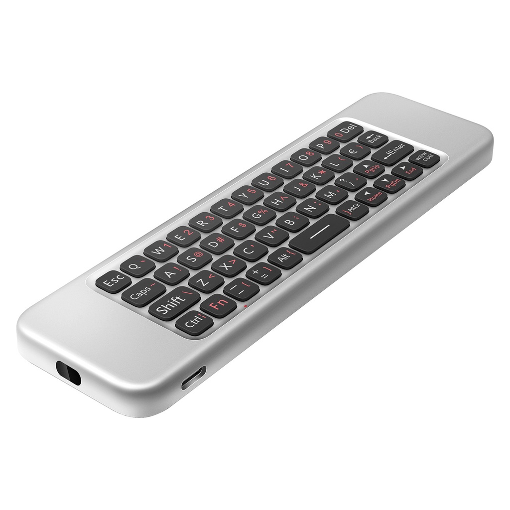 W3 2.4G Wireless Air Mouse | Smart Voice Remote Control | Ultra-Thin Design | Mini Keyboard | Compatible With Smart TV / Tablet / TV Box / PC / Projectors |