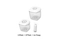 Vacuum Food Container | Premium Quality Material | Safe & Durable | Keeps Food Fresh Longer | 2 Containers + 1 Air Pump |