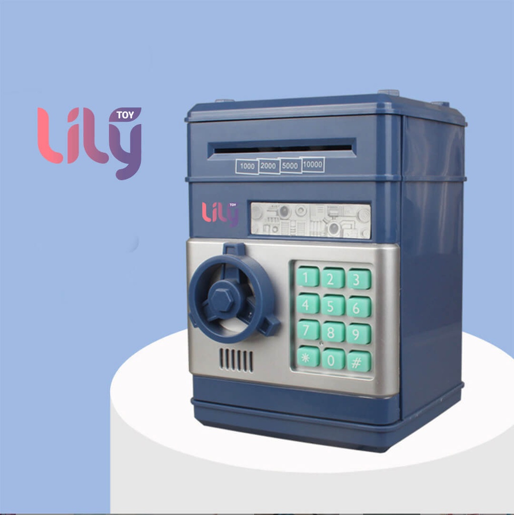 Lily Toy Kids Mini Electronic Money Saving Bank, Cash Coins Saving Box For kids,  Safe Bank Box Perfect Toy Gifts