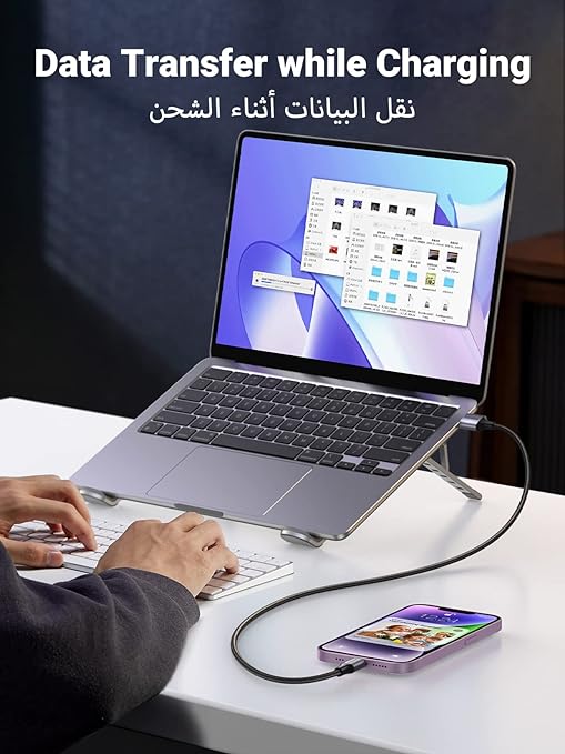 UGREEN USB-A to Lightning Durable Cable For Fast Charging & Stable Data Transfer 60156/60158
