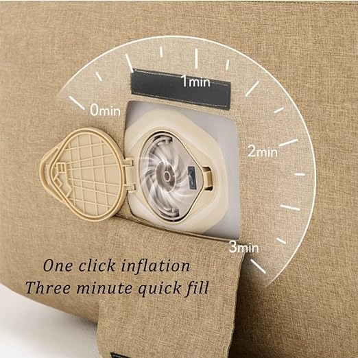 7MD Portable Inflatable Sofa With Built-in Air Pump PD0351 , Winter Collection