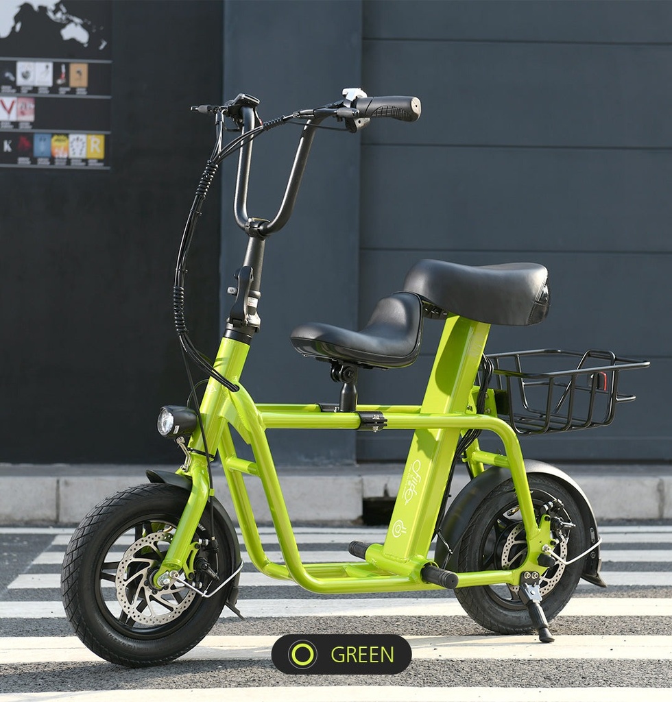 Fiido Electric Scooter Bike With Extra Child Seat