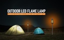 Portable Outdoor 5W Type C Charging Port LED Flickering Flame Torch Wireless Speaker with Pole and Ground Stake | MX-OS022 |