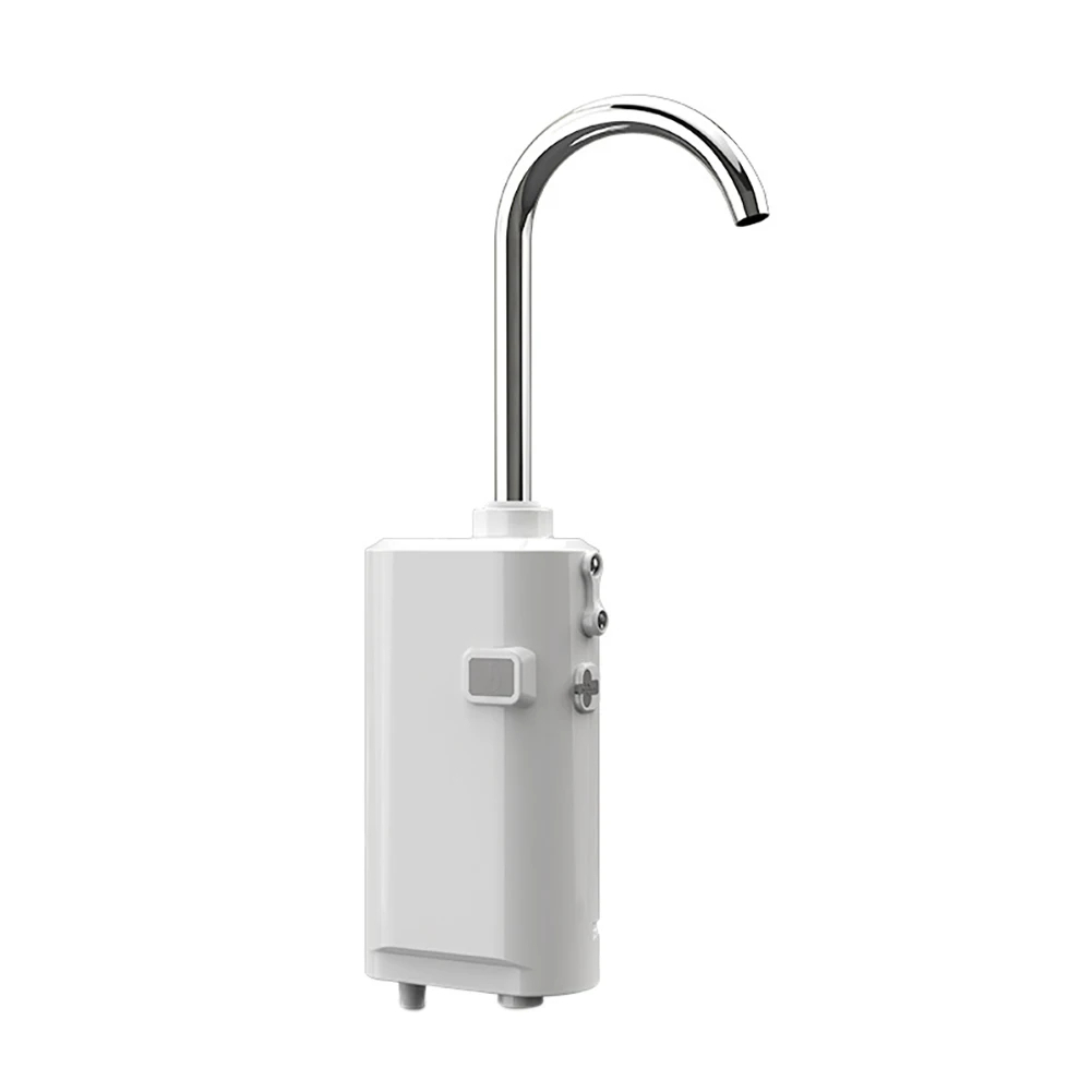 Portable Smart Water Pump Rechargeable 2600mAh, Outdoor Camping Indoor Induction LED Lighting Water Pump | QSQ-2 | White