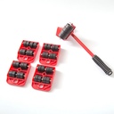 Home combination moving tools Heavy loader Movable universal wheel Moving tool Furniture electrical strap