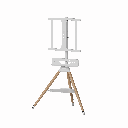 Porodo Tripod Wooden TV Stand For 32" - 65" TVs | PD-ATVFTS-WH |