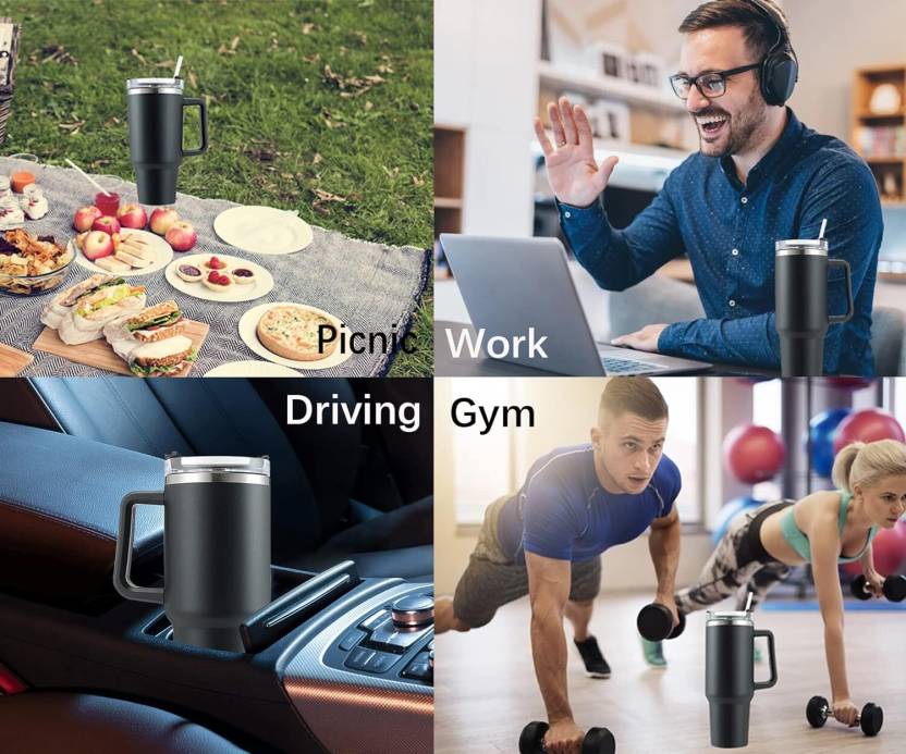 Green Lion Vacuum Travel Mug For Heat Insulation Stainless Steel 900ml | GNVACTVMUG |