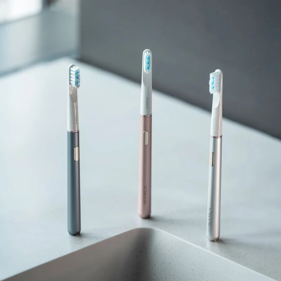 MinMun Sophistic Mini Portable Ultrasonic Toothbrush With 3 Brushing Modes