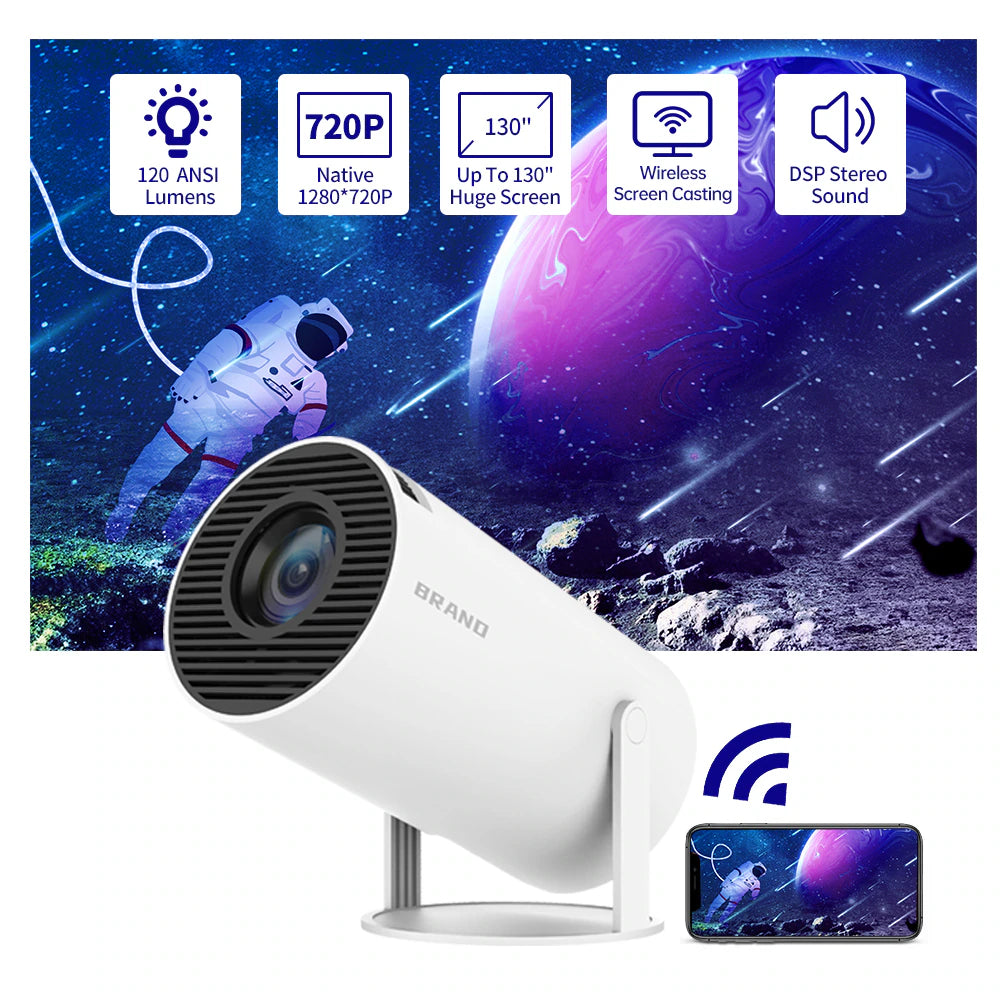 Mini Portable Smart Projector Android 11.0