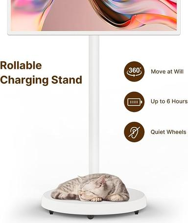 Taktik 32Inch Portable Smart Screen 1080p Rotatable Monitor with Incell Touch Screen