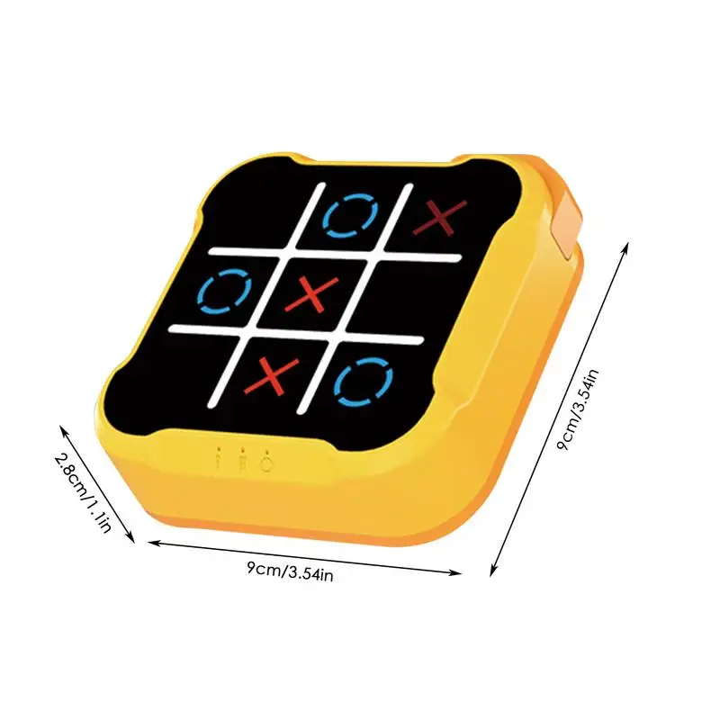 TIC-TAC-TOE Handheld Puzzle Game Console for Educational and Memory Growth |Tac Toe Bolt|