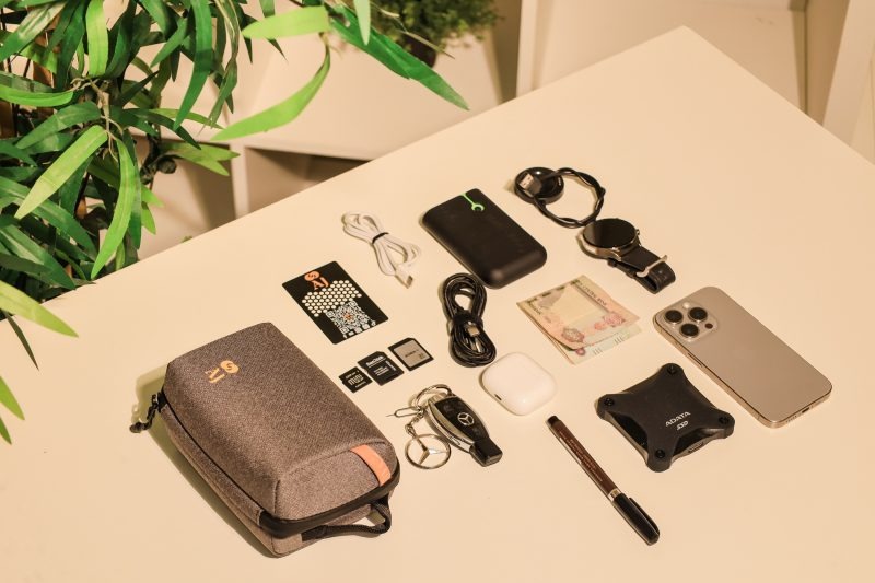 AJ Normal Size Hand Carry Bag Smart Durable Waterproof and Stylish Accessories Pouch |KB-023-7|