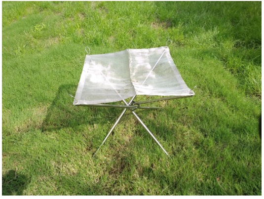Green Lion Portable Bonfire Stainless Steel Stand - Silver |GNBNFRESTSTND|