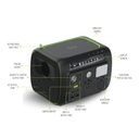 Goui Beast 800W Smartest Portable Power Station Advanced 512WH LiFePO4 Power Source with Voice Control & Smart Tech |G-PB800-K|