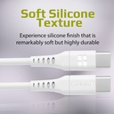 Promate 60W Power Delivery Ultra-Fast USB-C Soft Silicone Cable |PowerLink-CC120|