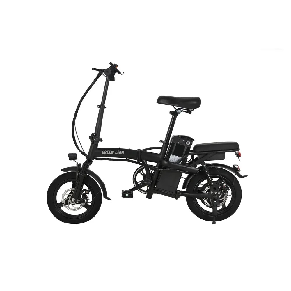 Green Lion Electric Bike 35km/h 350W Brushless Powerful Motor 48V Battery 15° Climbing Ability Disc Gears and Phone holder |GBK-100||
