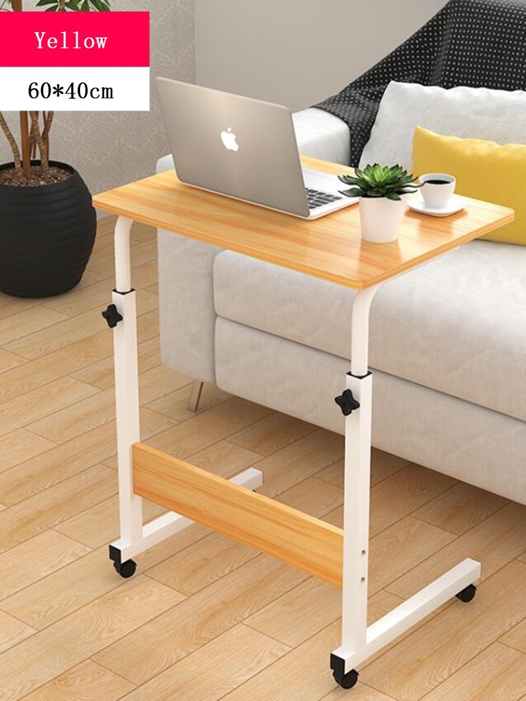 Home Mobile Laptop Desk Bedside Computer Table Mobile Adjustable Laptop Table Height Side Study Table Liftable Computer Stand |226560|