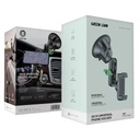 Green Lion GX19 Universal Phone Holder 360° Rotation Washable Suction Cup Durable Grip Universal Compatibility and Anti Shake Design |GN19UPHLDBK|