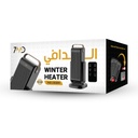 7MD Winter Heater Portable Electric PTC Heater with Adjustable Thermostat Remote Control Overheat & Tip Over Protection