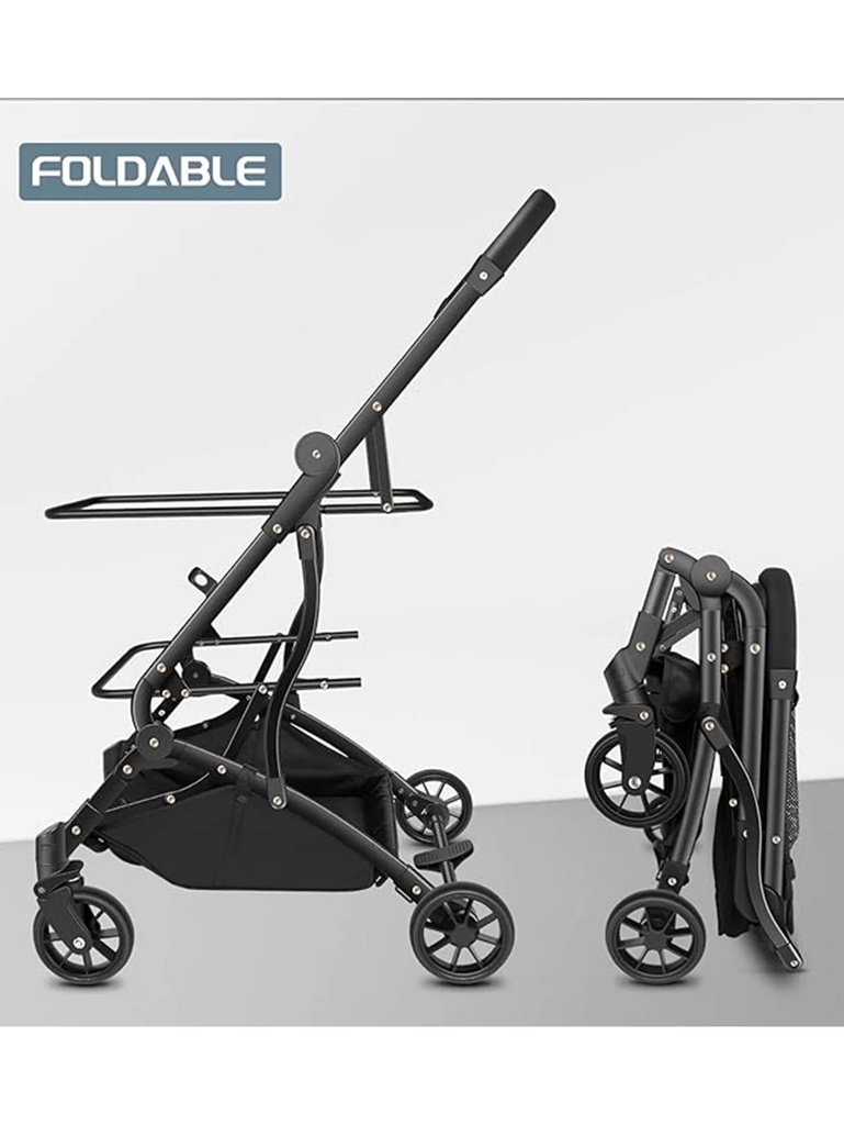 7MD Shopping Cart Foldable Heavy Duty Large Capacity 360° Rotating Wheels Portable Multi Purpose Dolly |FSC-5535B|