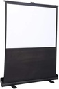 Portable Floor Standing Projection Screen Matt White High Gain Wrinkle Free Wide Viewing Angle for Home Theater Offices & Schools