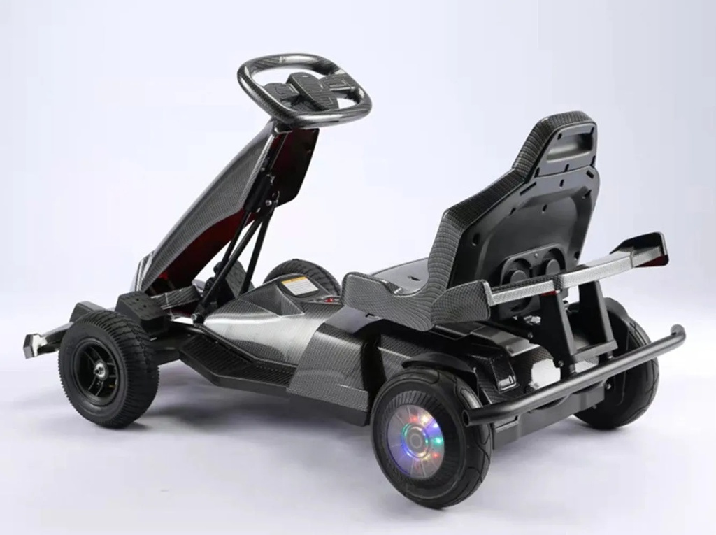 Four Wheel Electric Drift Scooter For Kids  LED Lights  Bluetooth Speaker  Handbrake  3 Speeds | K9 |