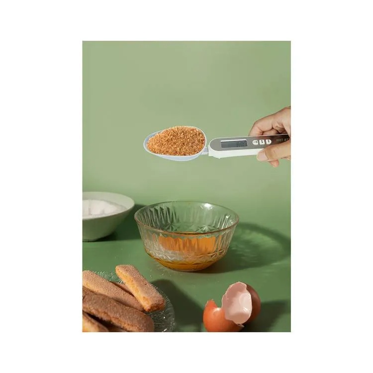 Green Lion Digital Spoon Scale with Precision Measurement Tare Function LCD Display and Extra Spoon |GNDISPONSL|